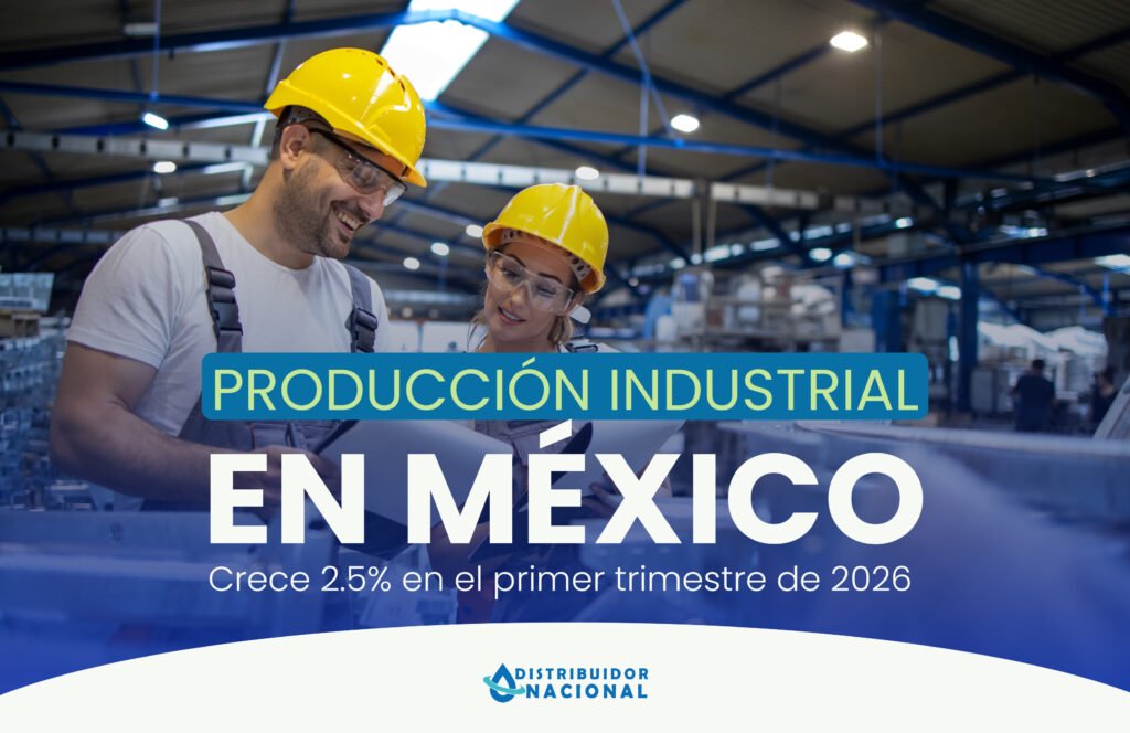 producción industrial en México